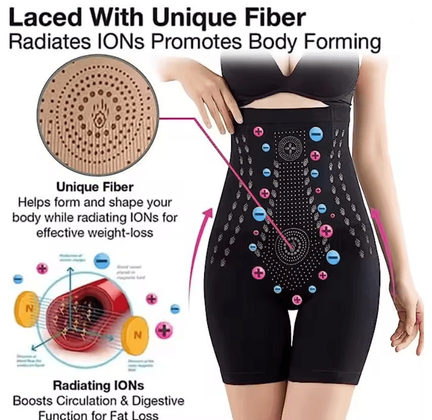 Unique Fiber Restoration Shaper High Waist Tummy Control Shorts