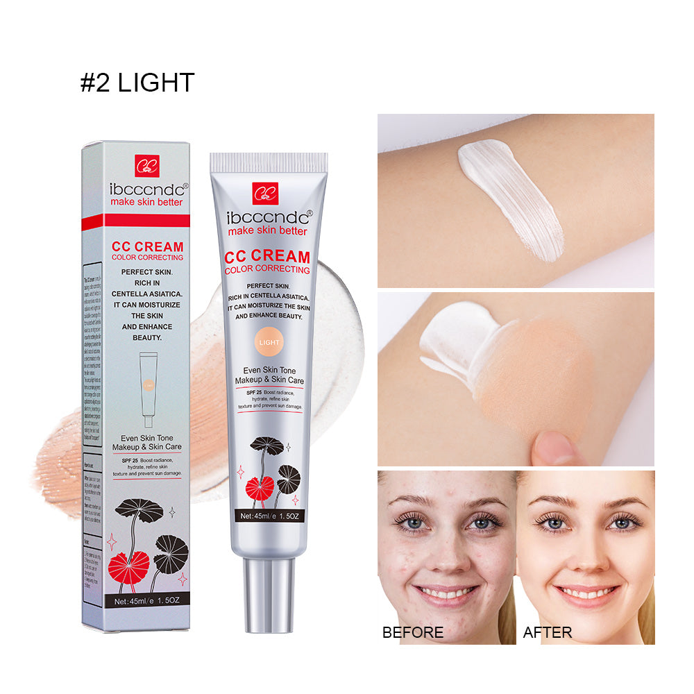 Waterproof Moisturizing CC Cream Color Correcting Makeup Centella Asiatica Repair BB Cream AntiSwea 7