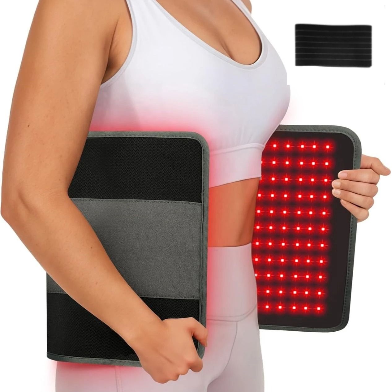 Full Body Red and Infrared Light Therapy Pad with 242 LEDs for Muscle Relief and Recovery