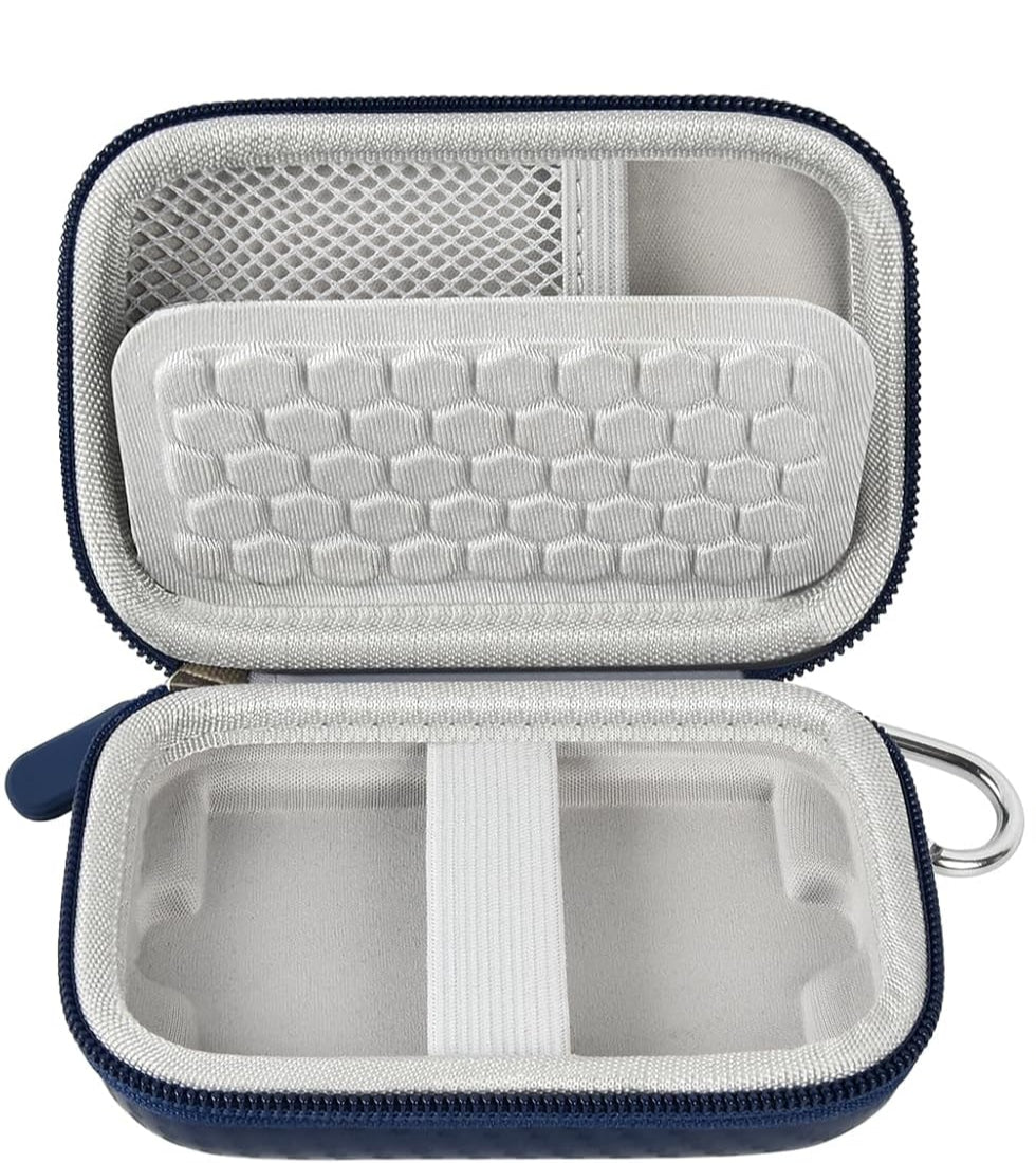 Carrying Case for Samsung T9 Portable, Shockproof Protective Storage Holder for USB External Solid State Drive, Cable