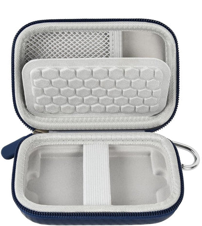 Carrying Case for Samsung T9 Portable, Shockproof Protective Storage Holder for USB External Solid State Drive, Cable