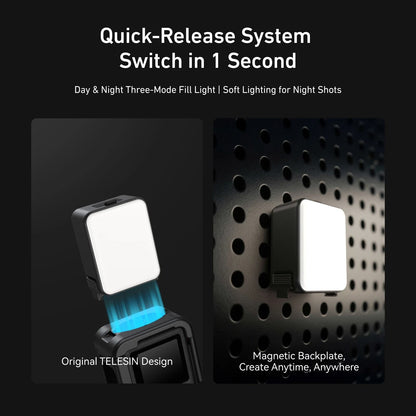 Mini Waterproof Quick Release Fill Light For Action Cameras 5