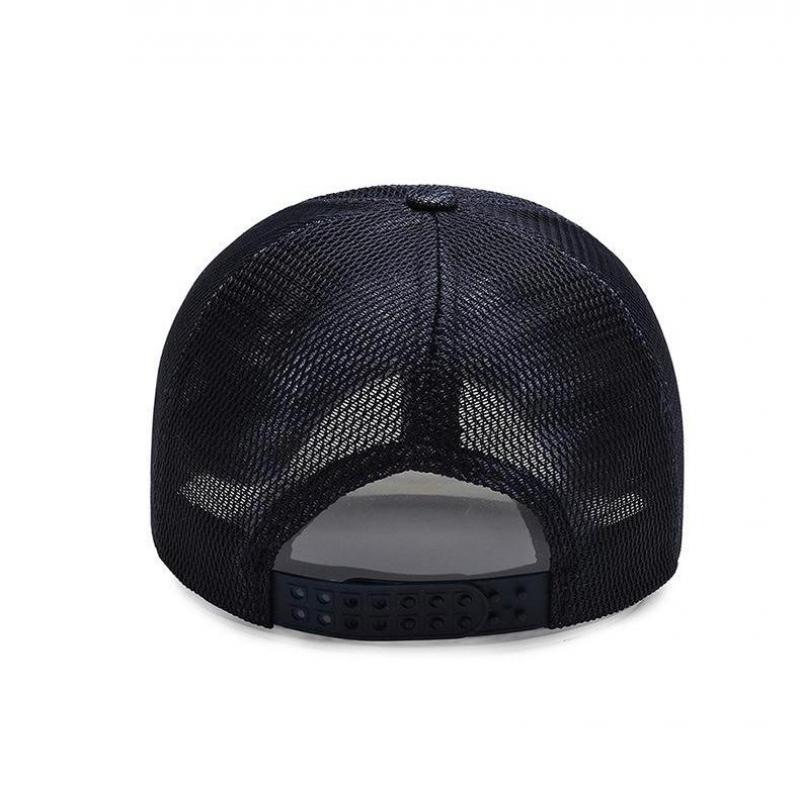 Quick Drying Mesh Baseball Cap for Men, Summer Outdoor Sun Protection, Breathable Embroidery Trucker Hat