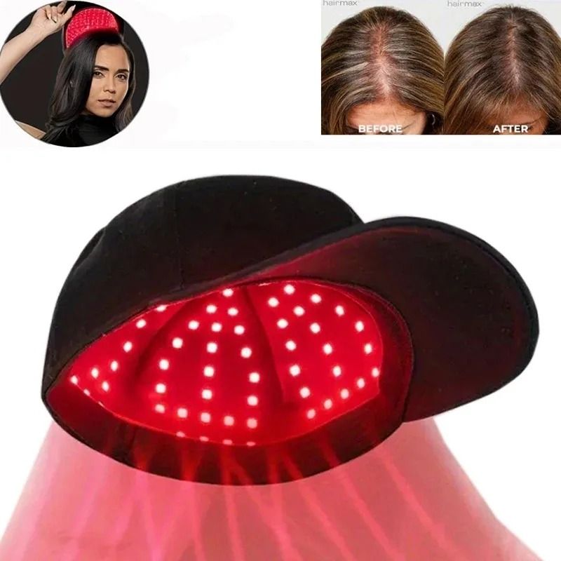 Red Light Therapy Hair Growth Cap with 96 LED Lights for Scalp Stimulation and Regrowth