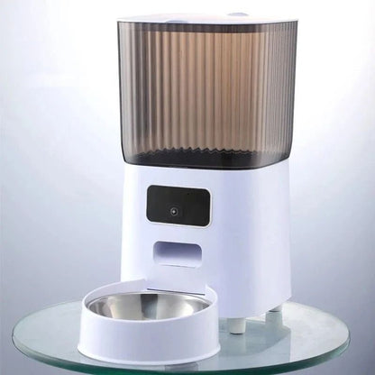 Smart Automatic Pet Feeder With Camera And Voice Recording For Cats And Dogs 6