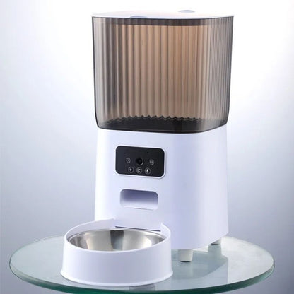 Smart Automatic Pet Feeder With Camera And Voice Recording For Cats And Dogs 7
