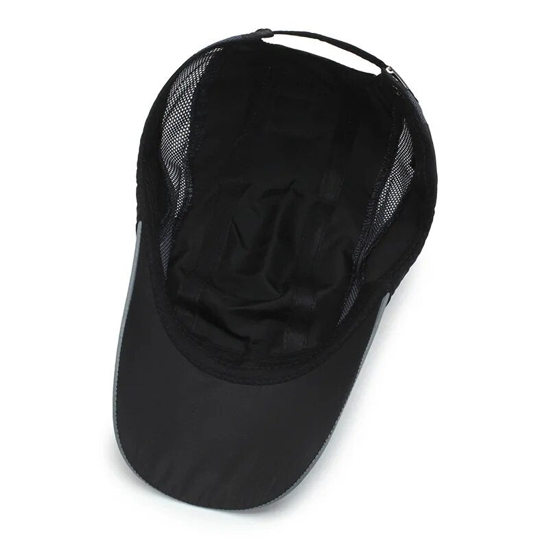 Outdoor Sports Cap Breathable Mesh Hat, New Summer Hat Quick Drying Cap, Lightweight Fashion Spring Baseball Cap