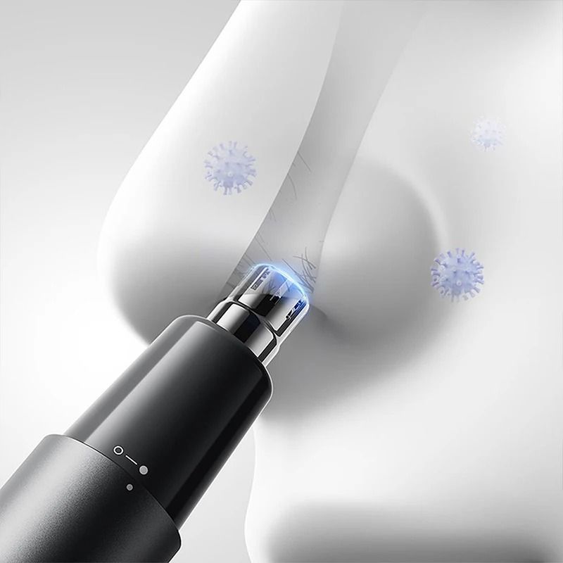 Rechargeable Mini Nose Hair Trimmer for Gentle Grooming