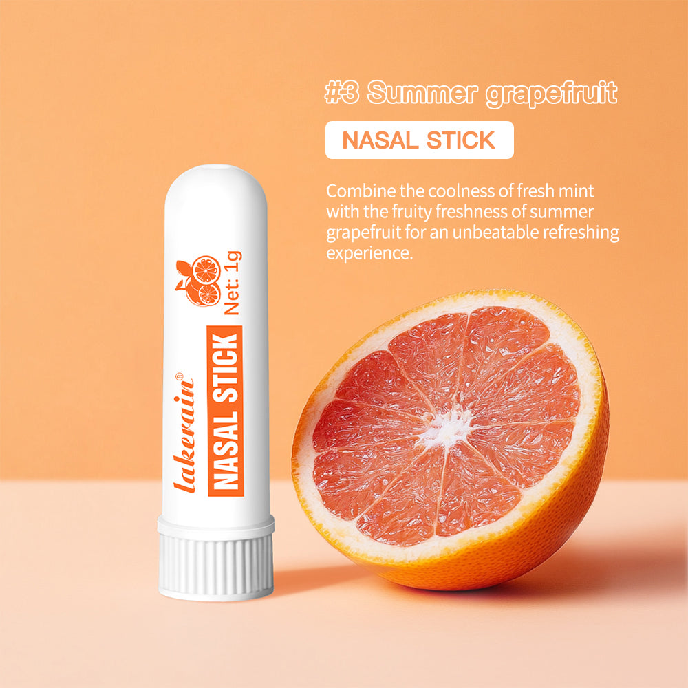 Nasal Stick Portable Cooling Oil, Easy Nasal Inhalation Refreshing Stick, Long Lasting Effect, Energizing Inhaler