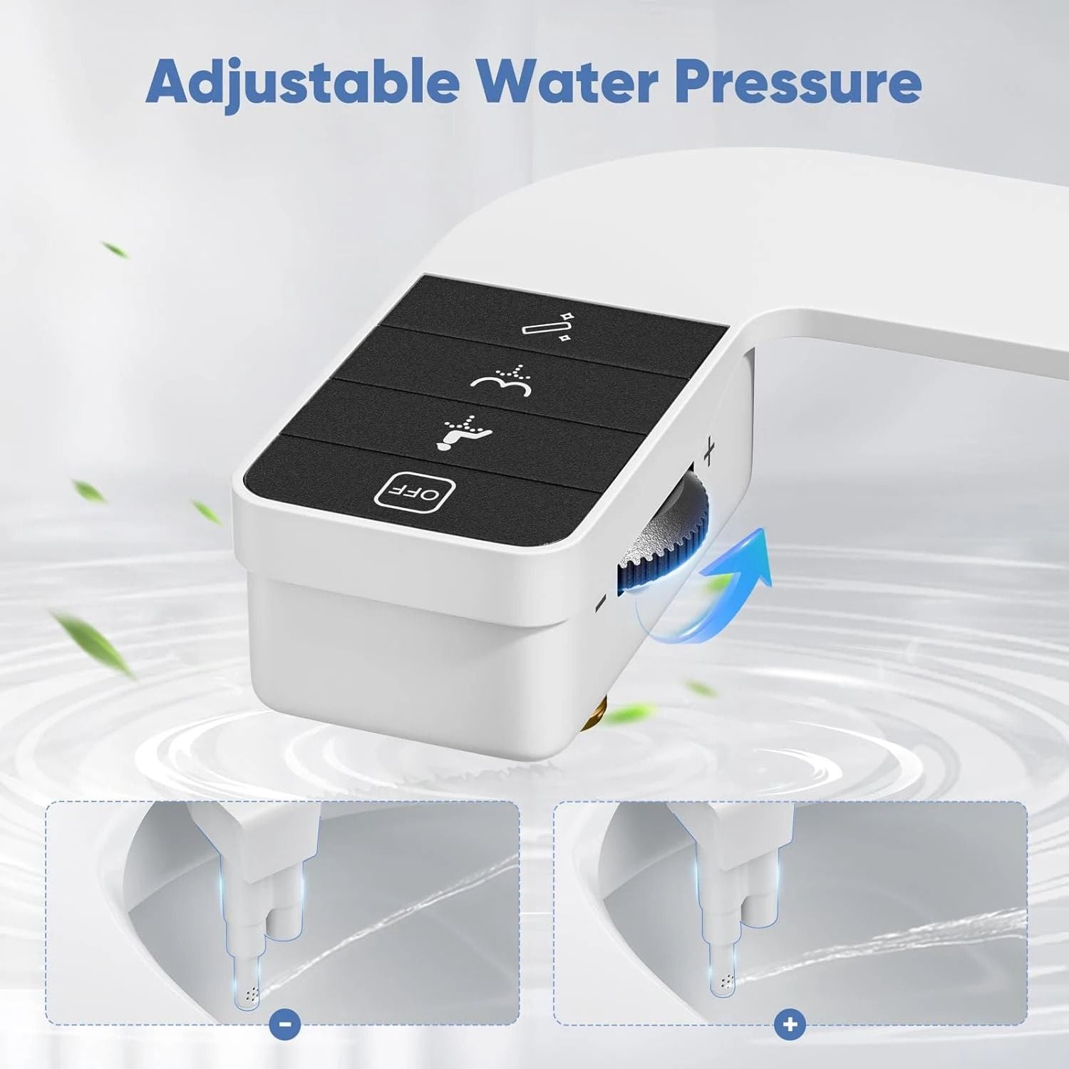 Self Cleaning Bidet Attachment With Dual Nozzles And Ultra Thin Design 3