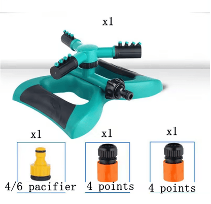 360 Degree Rotating Garden Sprinkler Irrigation Nozzle Set 6