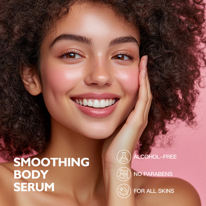 Glossy Body Serum for Wrinkles Smoothing, Hydrating Nourishing Repair, Body Serum Hyaluronic Acid, Skin Booster