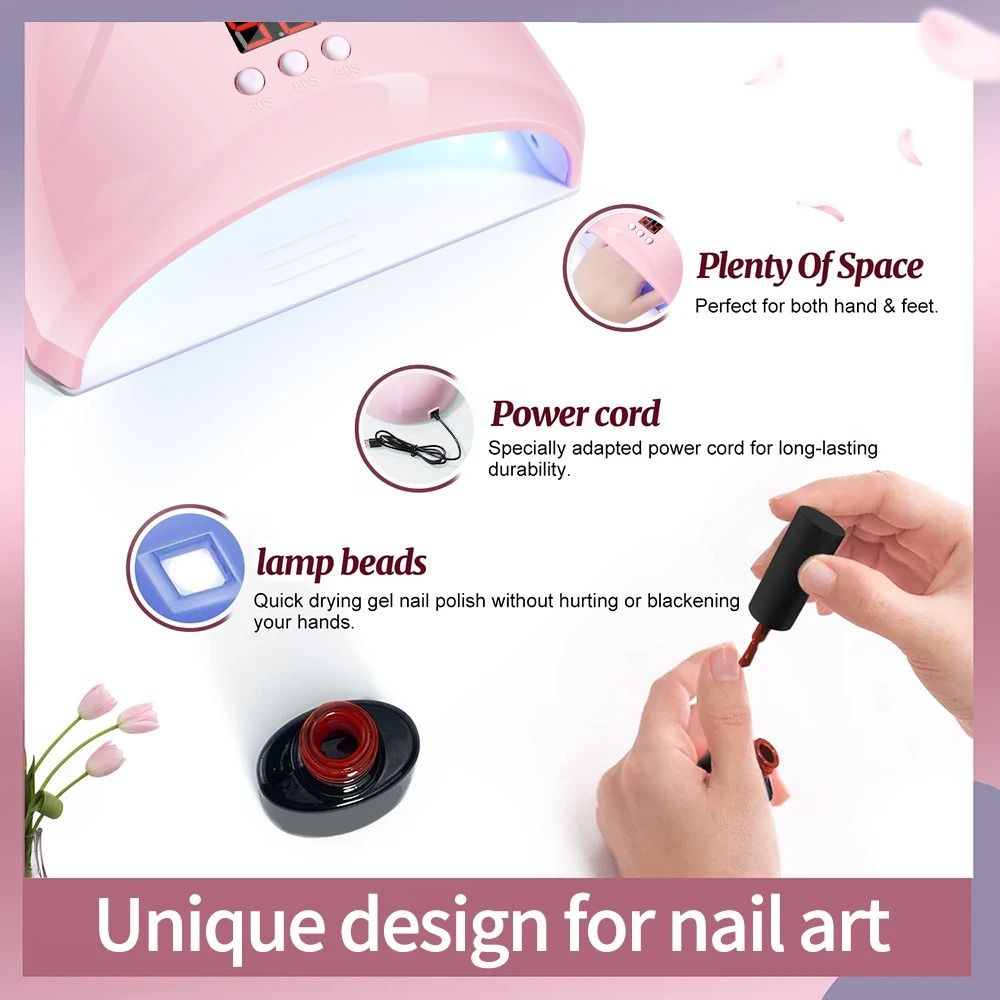 USB Nail Phototherapy Machine With 12 UV LEDs 36W Infrared Sensor 2