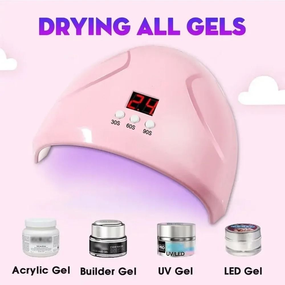 USB Nail Phototherapy Machine With 12 UV LEDs 36W Infrared Sensor 5