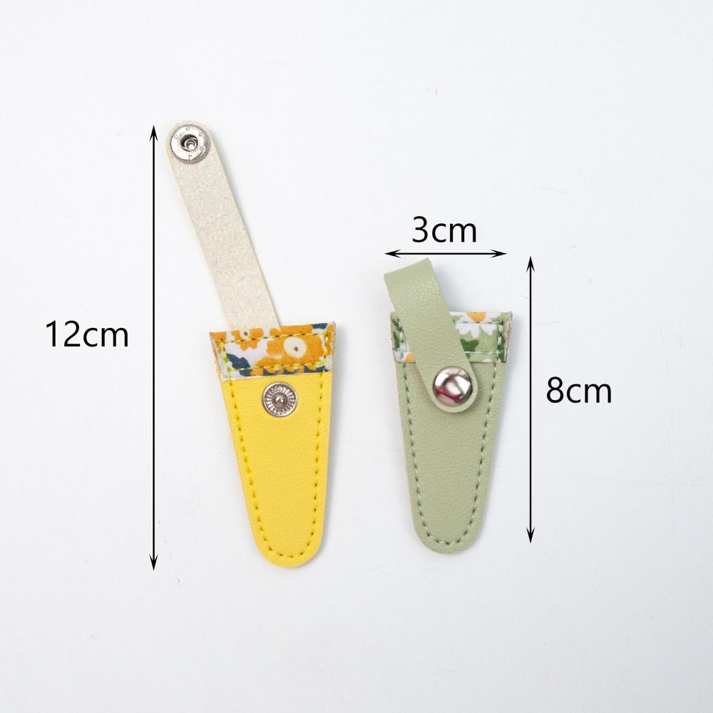 Premium Leather Embroidery Scissors Sheath, Protective Cover for Dead Skin Tweezers, Sewing Scissors, Durable Household