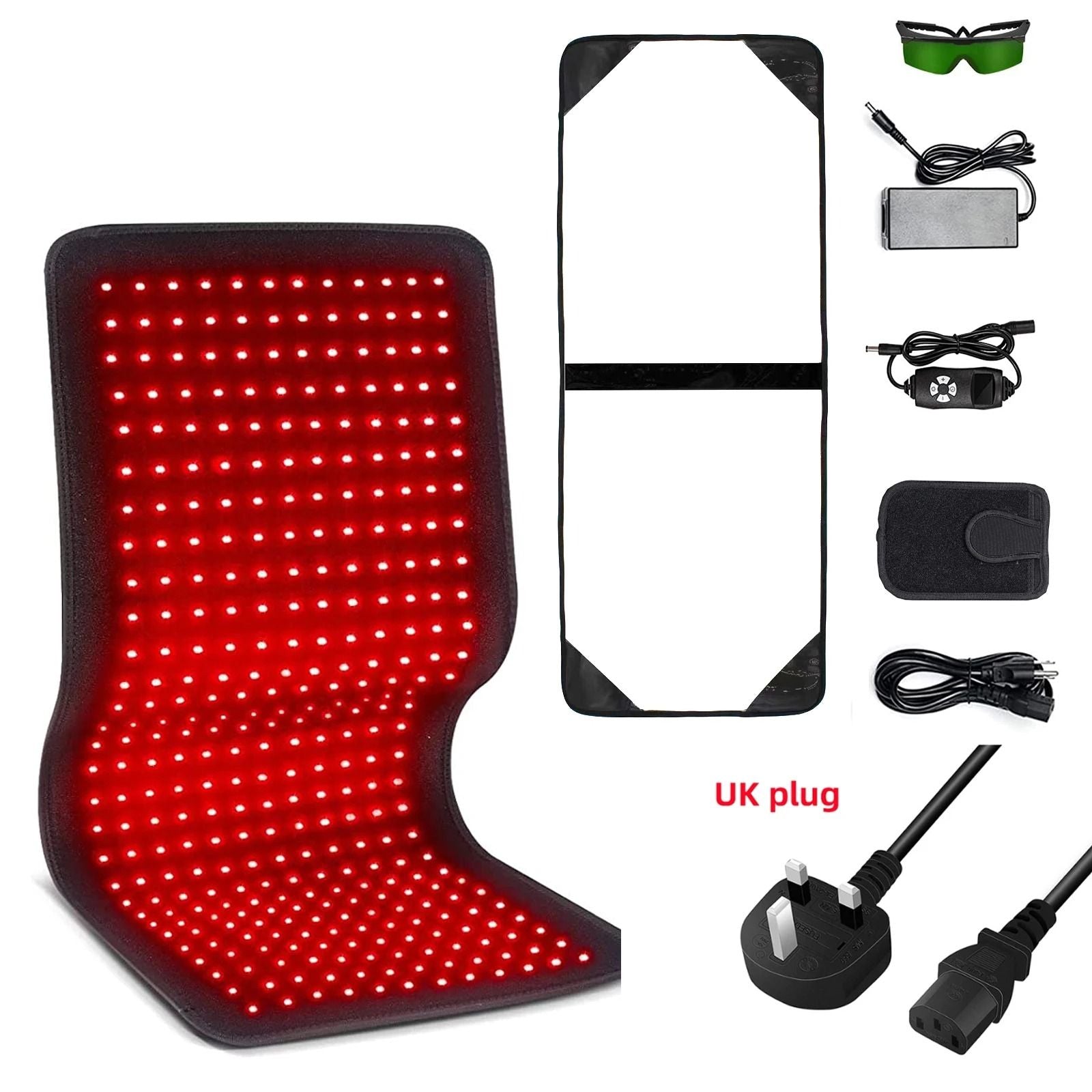 Red And Infrared Light Therapy Belt For Body Pain Relief And Muscle Recovery 8