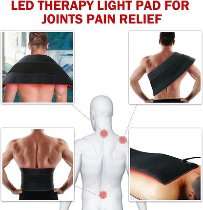 Red And Infrared Light Therapy Belt For Body Pain Relief And Muscle Recovery 4