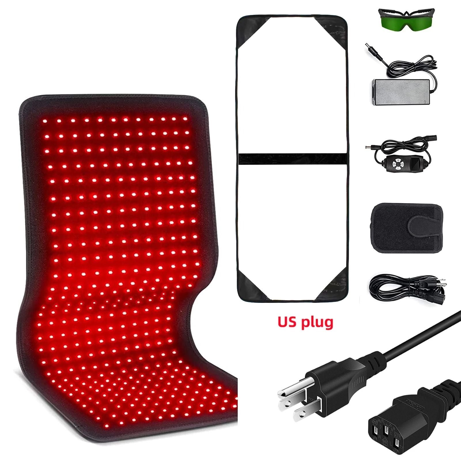 Red And Infrared Light Therapy Belt For Body Pain Relief And Muscle Recovery 6