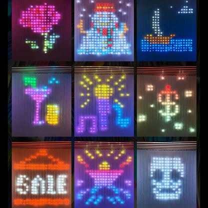 ColorRGB Smart Bluetooth Curtain Lights  RGB Curtain Lights For DIY Ambiance 2