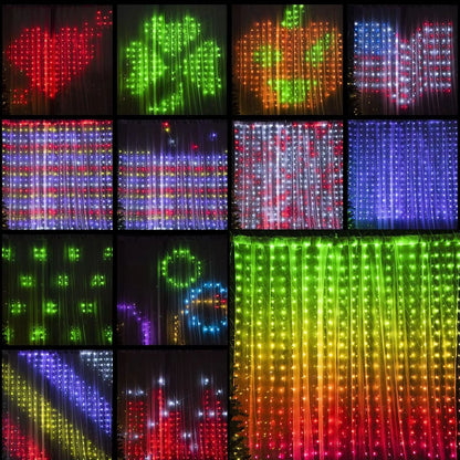 ColorRGB Smart Bluetooth Curtain Lights  RGB Curtain Lights For DIY Ambiance 4