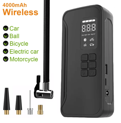 Wireless Touch Screen Tire Inflator Portable 150PSI Air Pump 4
