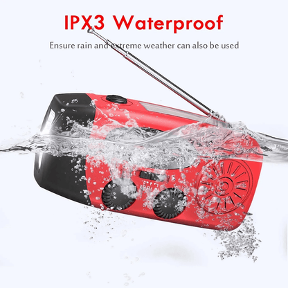 Stonego Multifunctional Emergency Solar Crank Radio Lamp 2