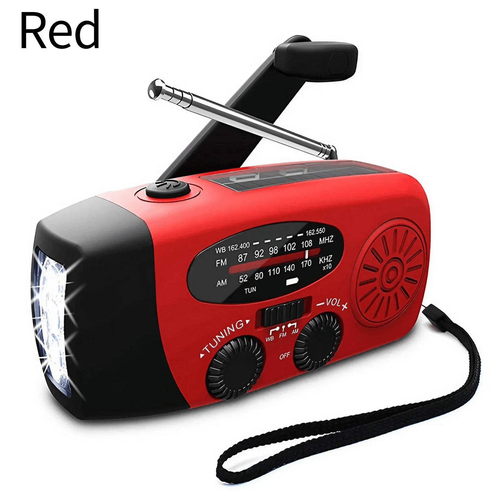 Stonego Multifunctional Emergency Solar Crank Radio Lamp 7