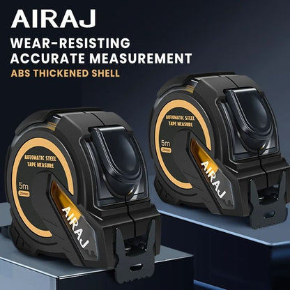 Rubber Coated Self Locking Tape Measure High Precision Tool 1