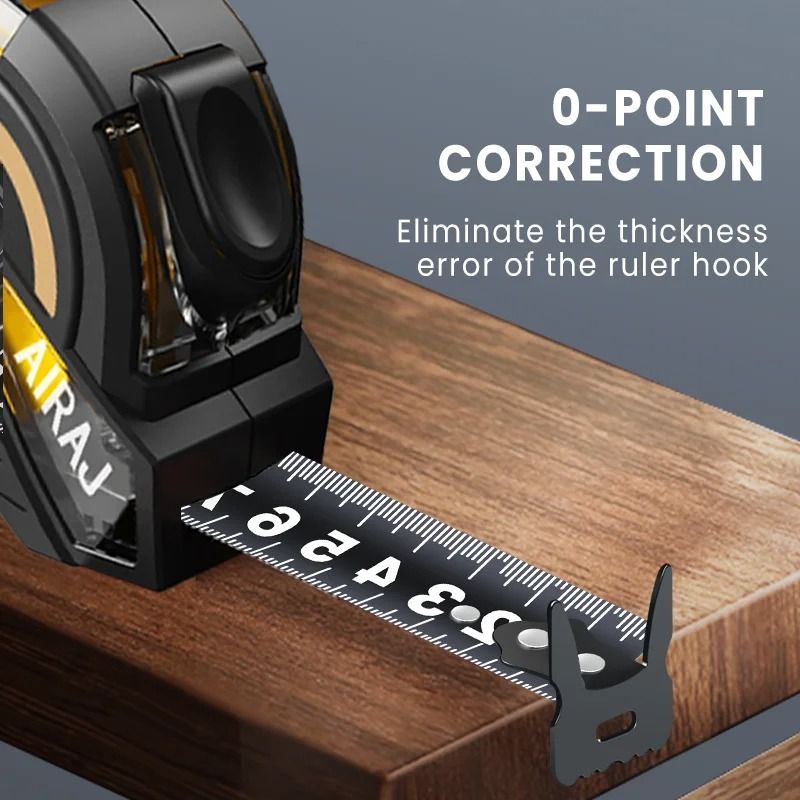 Rubber Coated Self Locking Tape Measure High Precision Tool 5