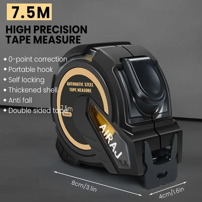 Rubber Coated Self Locking Tape Measure High Precision Tool 11