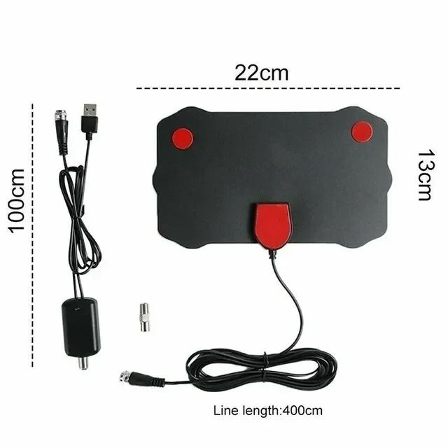 4K Digital TV Antenna With High Gain Booster And Flat Indoor Design 5