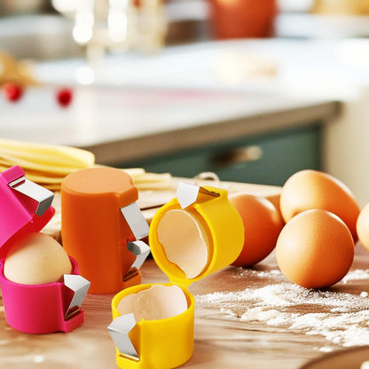 Multifunctional Raw Egg Cutter And Separator Handheld Egg Cracker Easy Open Kitchen Tool For Home C 2