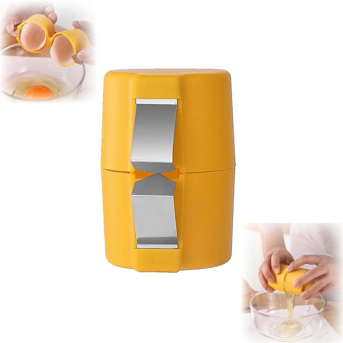 Multifunctional Raw Egg Cutter And Separator Handheld Egg Cracker Easy Open Kitchen Tool For Home C 7