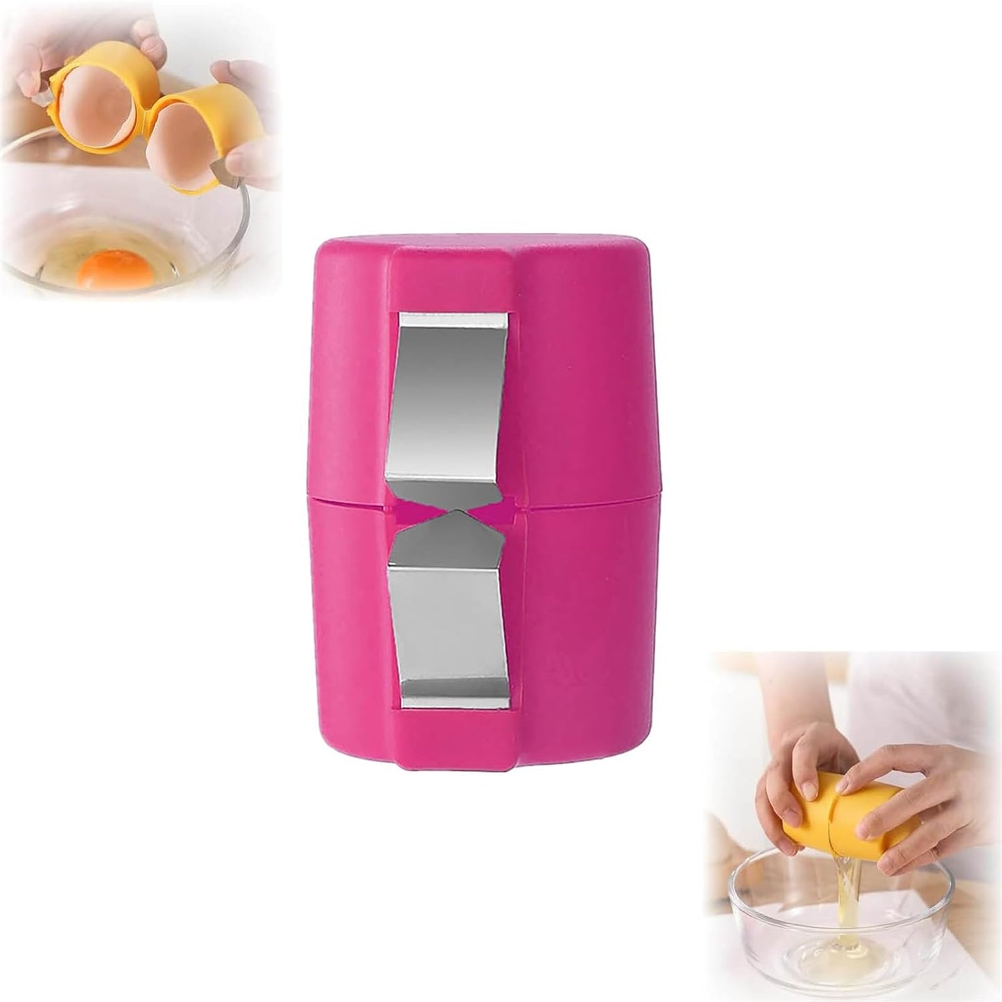 Multifunctional Raw Egg Cutter And Separator Handheld Egg Cracker Easy Open Kitchen Tool For Home C 8