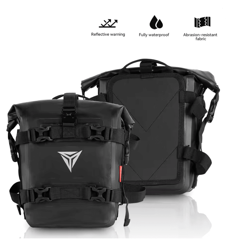 Waterproof Motorcycle Saddle Tool Bag for Crash Bar Side Mount 8L