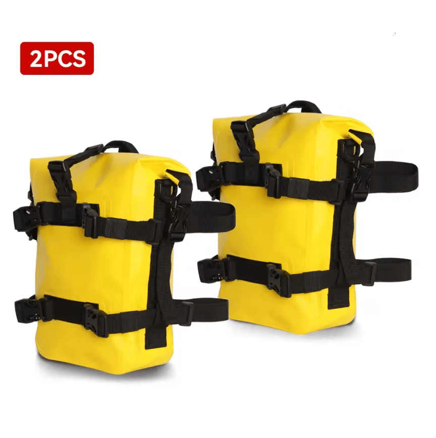 Waterproof Motorcycle Saddle Tool Bag For Crash Bar Side Mount 8L 4