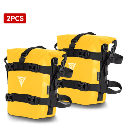 Waterproof Motorcycle Saddle Tool Bag For Crash Bar Side Mount 8L 6