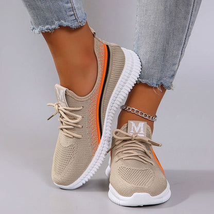 Women Breathable Mesh Flats Lightweight Casual Sneakers For Summer 3