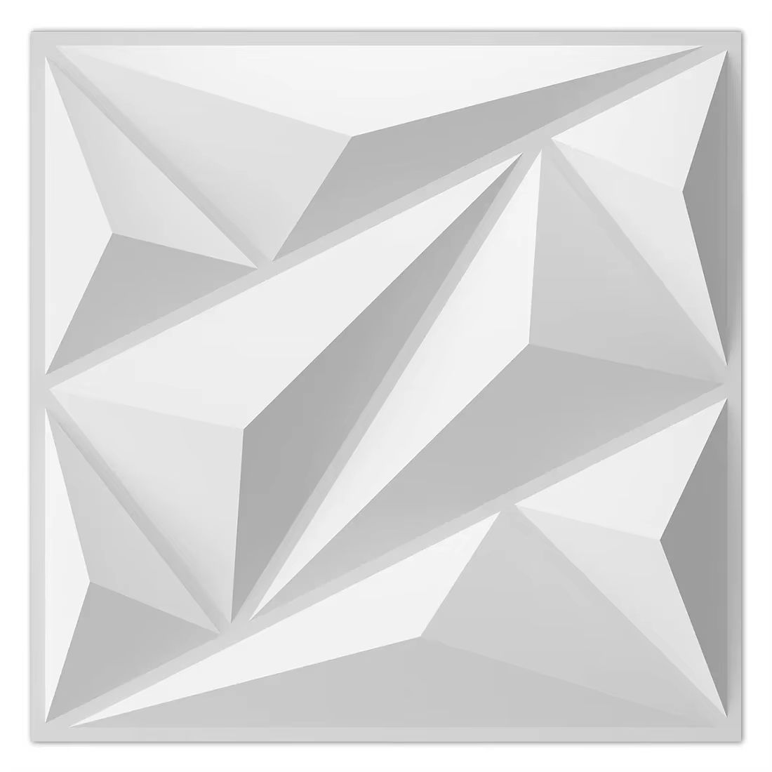 DiamondWave 30x30cm PVC 3D Diamond Textured Wall Panels 10 Pack 8