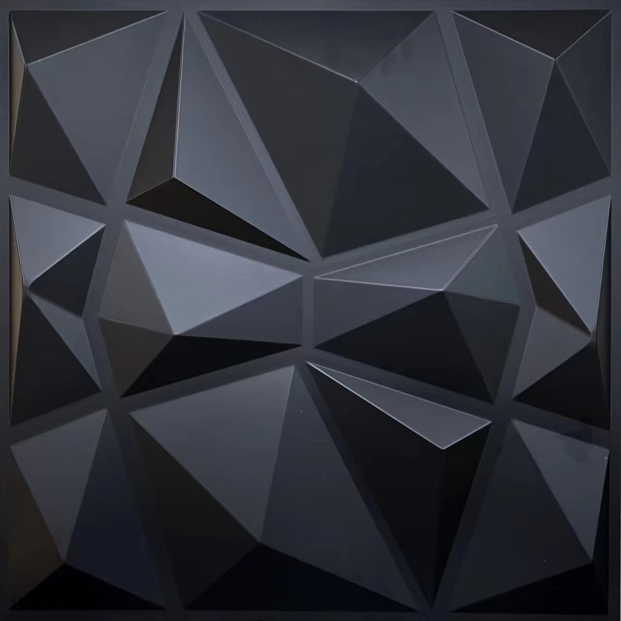 DiamondWave 30x30cm PVC 3D Diamond Textured Wall Panels 10 Pack 12
