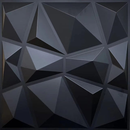 DiamondWave 30x30cm PVC 3D Diamond Textured Wall Panels 10 Pack 12
