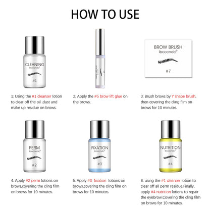 Brow Lamination Semi Permanent Kit, Brow Lash Lift Kit, Brow Lift Extension Kit, Perming Lashes Eyelash Lifting Makeup