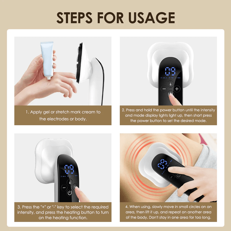 Electric Cellulite Massager Body Sculpting Machine For Abdomen Legs And Arms 3