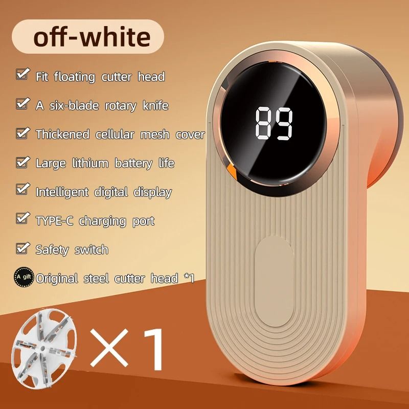 Electric Lint Remover With LED Display USB Rechargeable Fabric Shaver For Clothes 9