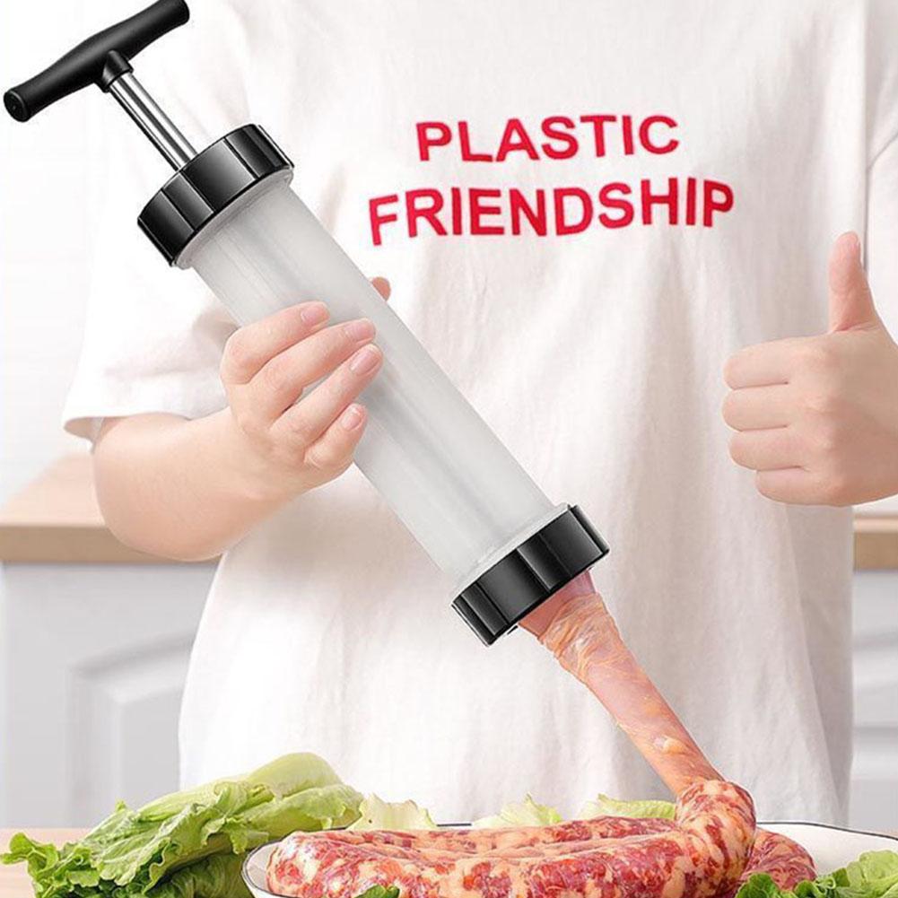 Homemade Manual Sausage Stuffing Machine, Meat Injector Syringe Tool, Sausage Stuffer Gadgets for DIY Kitchen Use