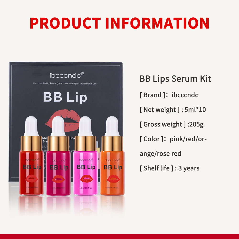 Serum Starter Set SemiPermanent BB Lip Gloss Tinted Pigment Lasting BB Lips Ampoule Moisturizing Fo 1