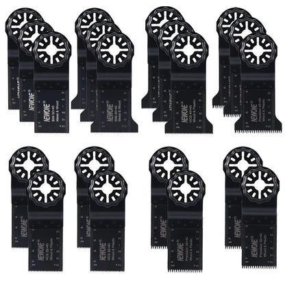20 Piece Oscillating Saw Blade Set for Wood and Soft Metal Cutting