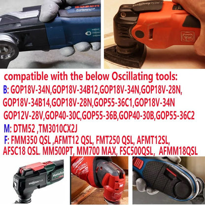 20 Piece Oscillating Saw Blade Set For Wood And Soft Metal Cutting 1
