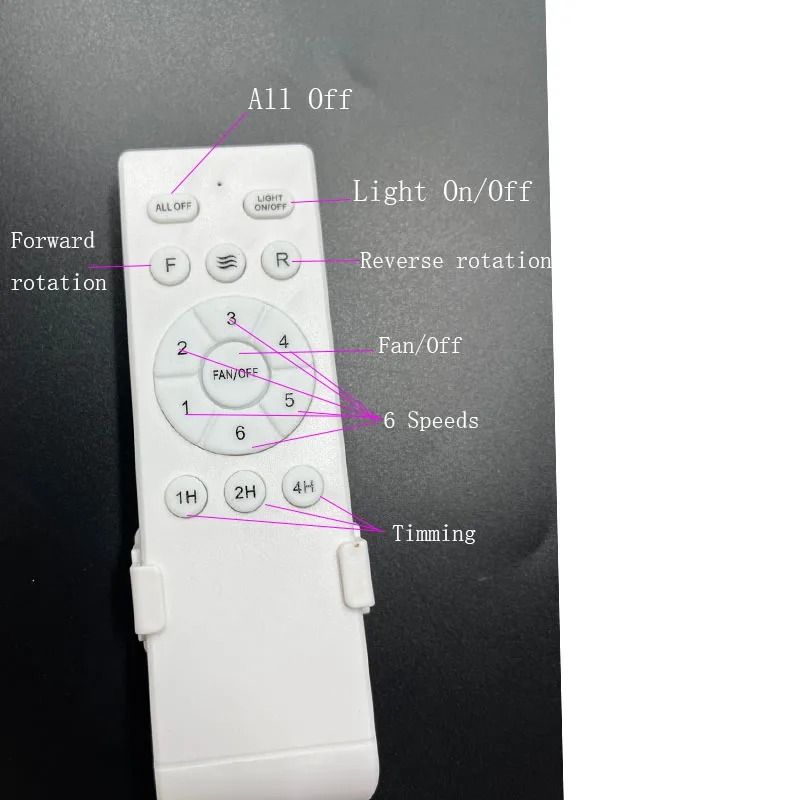 42 And 52 Inch Ceiling Fan With LED Light And Remote Control 4