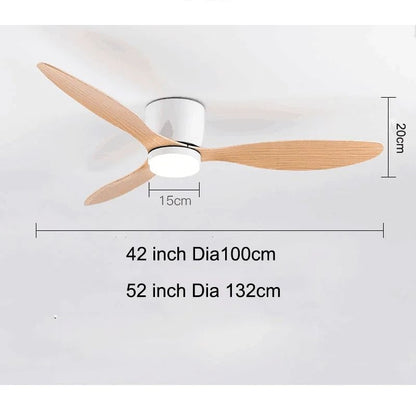 42 And 52 Inch Ceiling Fan With LED Light And Remote Control 5